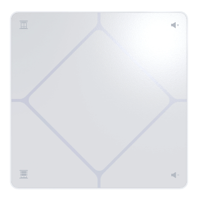 TAP-5 Matt White - Volt Free (Dry Contact)